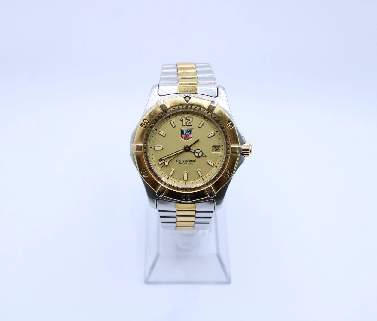 Men's Tag Heuer 2000 Series Full Size Two-Tone Watch Reference WK1121