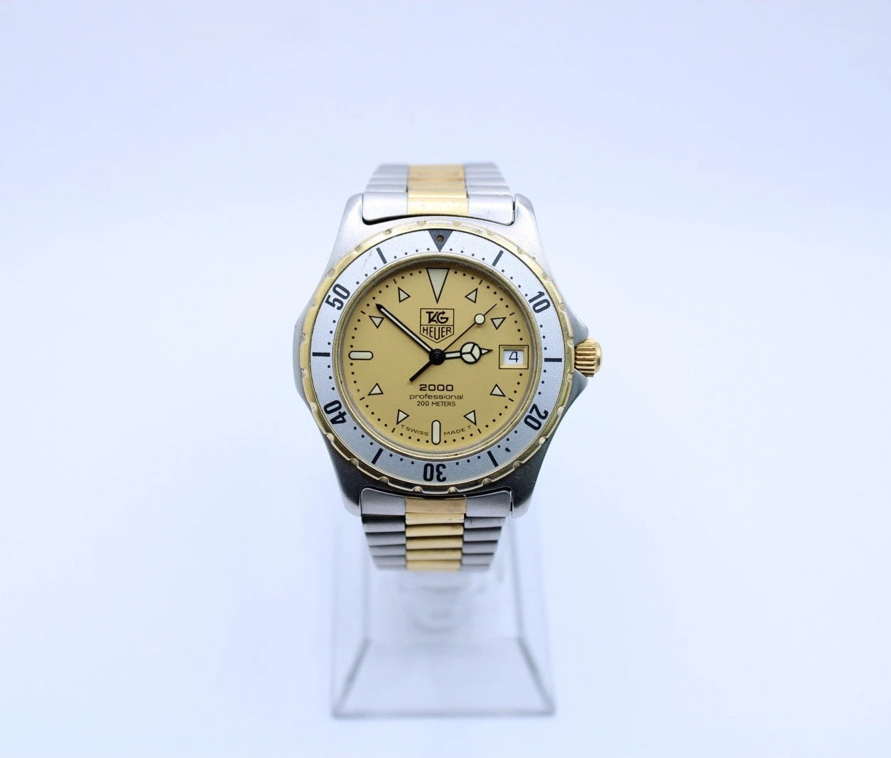 Tag Heuer Bi-Metal Full Size 2000 series watch Reference 974.006
