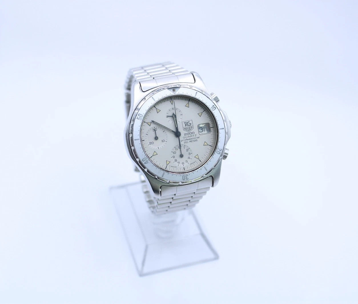 Men's Tag Heuer Steel 2000 series Chronograph Wristwatch reference 262.006/1