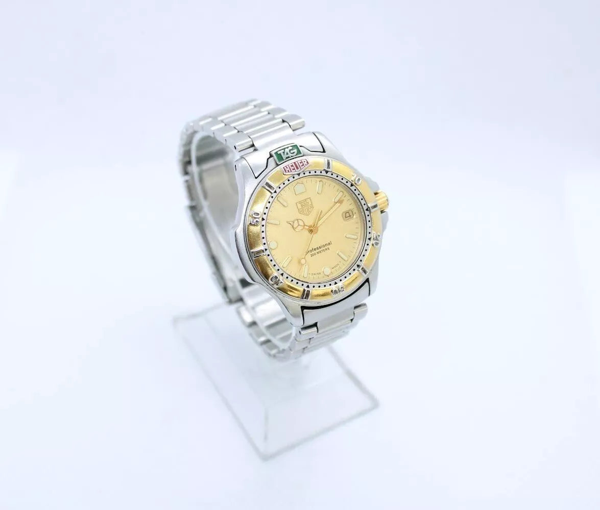 Men's TAG Heuer 4000 Series Watch Ref 995.513 Mid Size Bi-Metal Quartz Watch