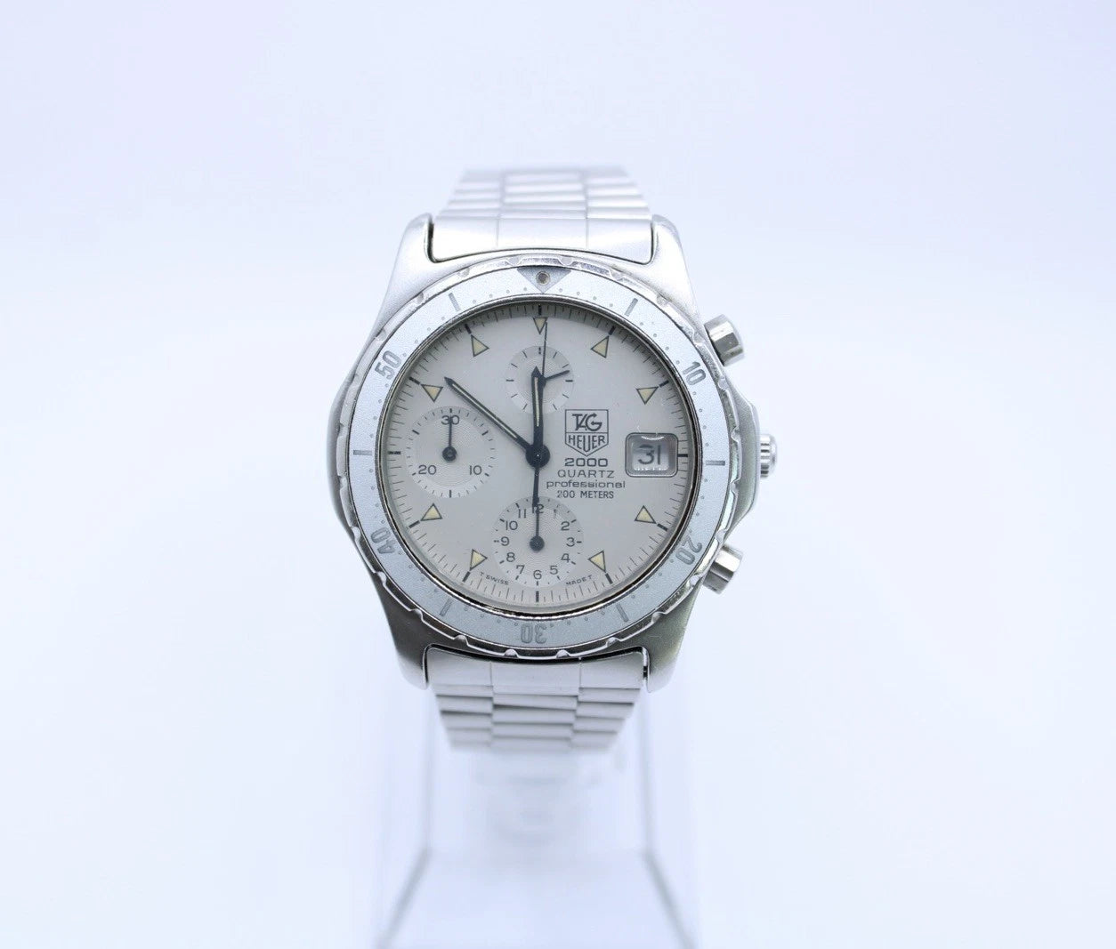 Men's Tag Heuer Steel 2000 series Chronograph Wristwatch reference 262.006/1