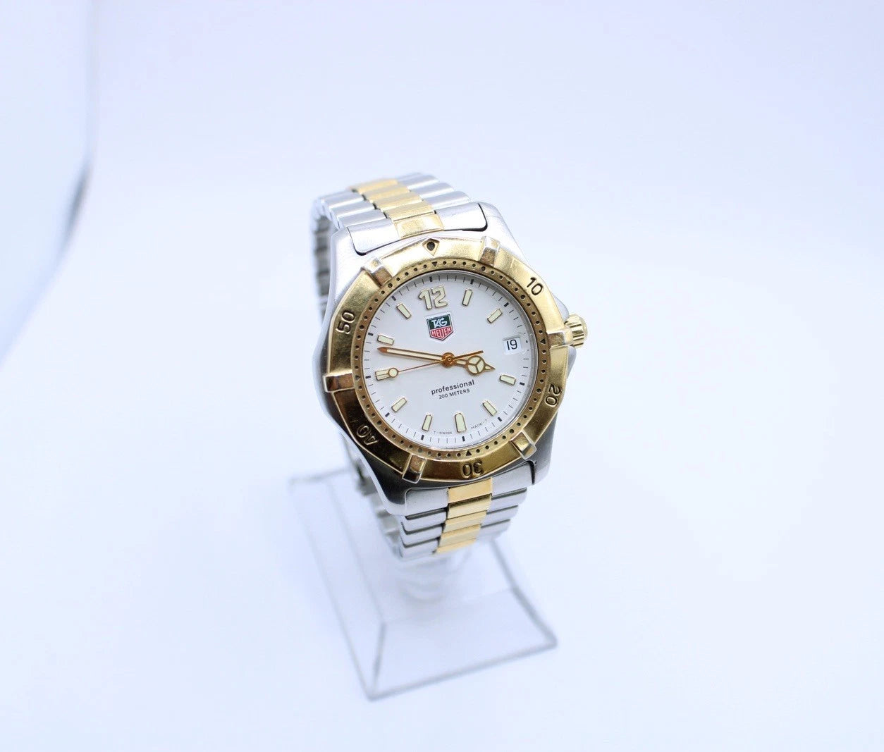 Men's Tag Heuer 2000 Series Full Size Two-Tone Watch Reference WK1120