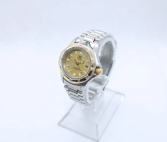 Tag Heuer 4000 series Ladies Two-Tone Wristwatch Reference 995.408K