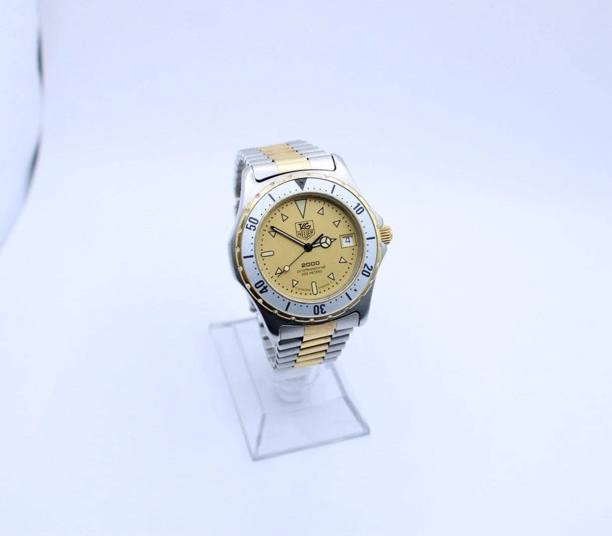 Tag Heuer Bi-Metal Full Size 2000 series watch Reference 974.006