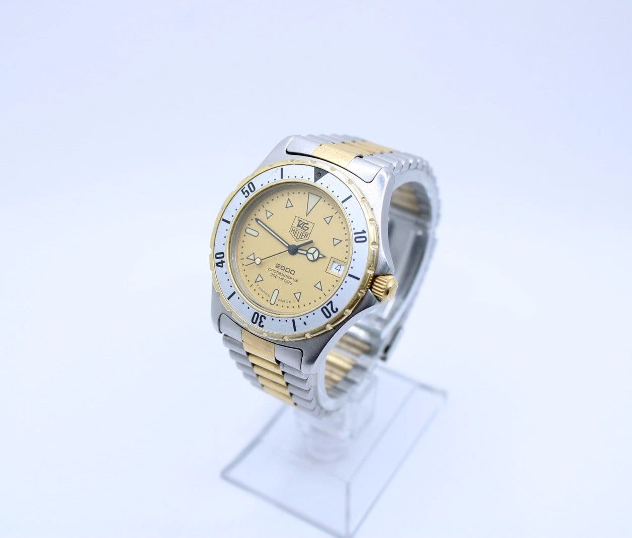 Tag Heuer Bi-Metal Full Size 2000 series watch Reference 974.006